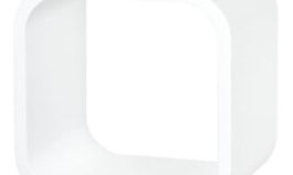 رف زجاجي 24×8 شفاف