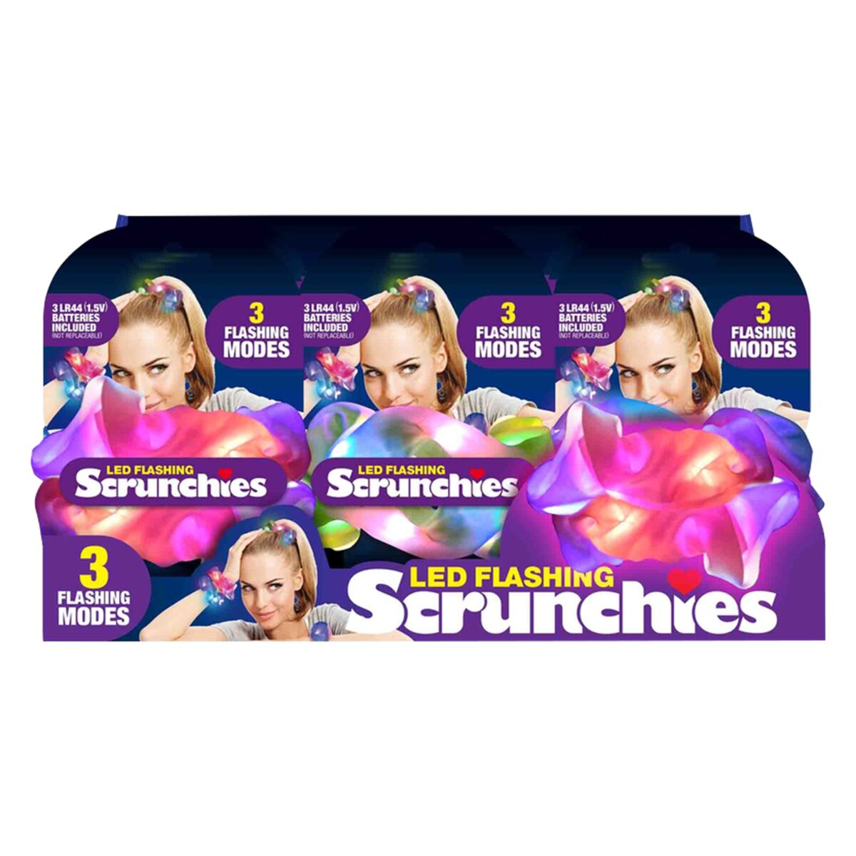 SCRUNCHIE بـ3 أوضاع LEDفلاش